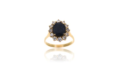 Anello con diamanti - Asta Tesoro
