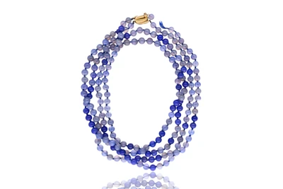 Collana con sfere di agata e chiusura in oro - Asta Tesoro Collana con sfere di agata e chiusura in oro - Asta Tesoro