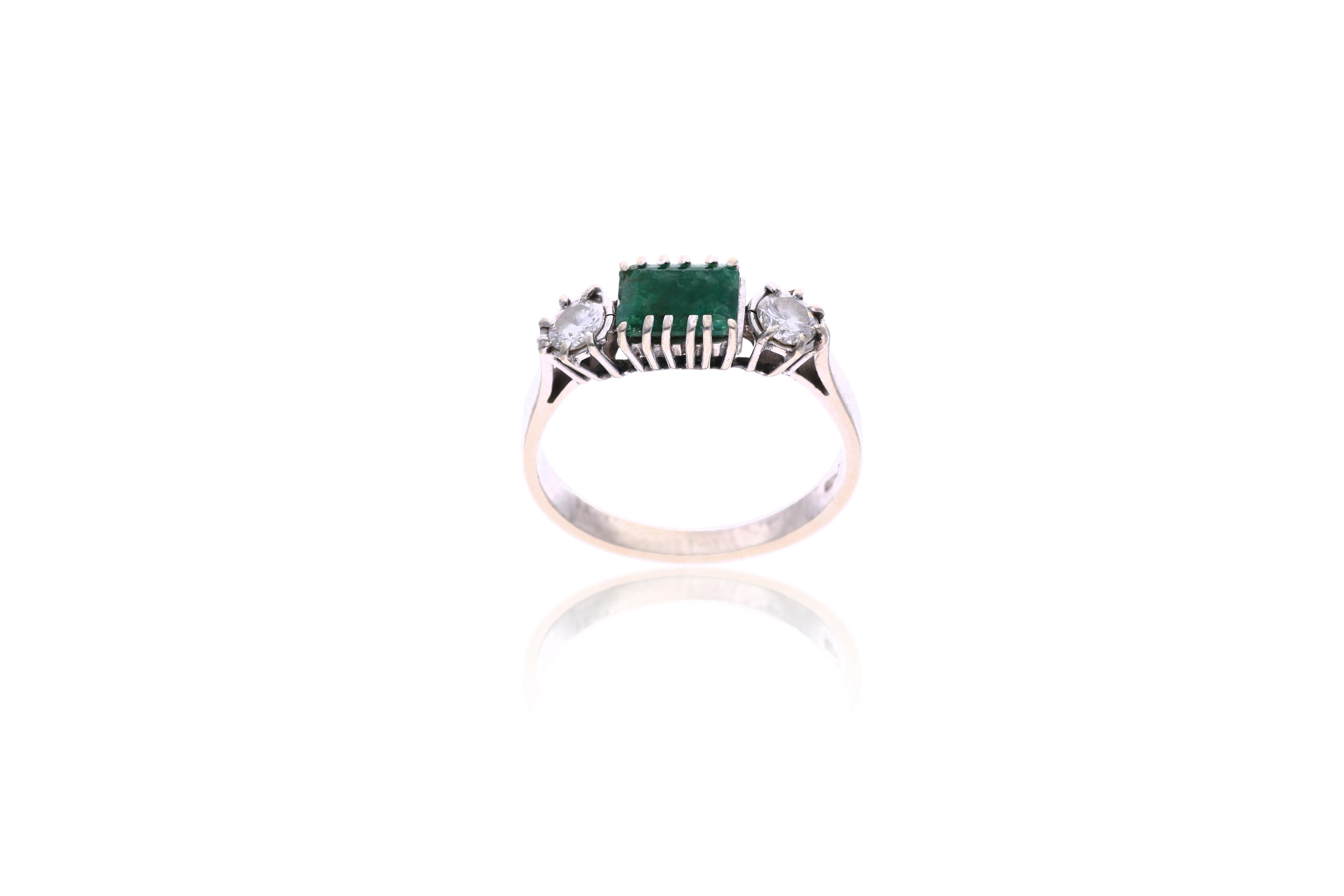 Anello con diamanti - Asta Tesoro