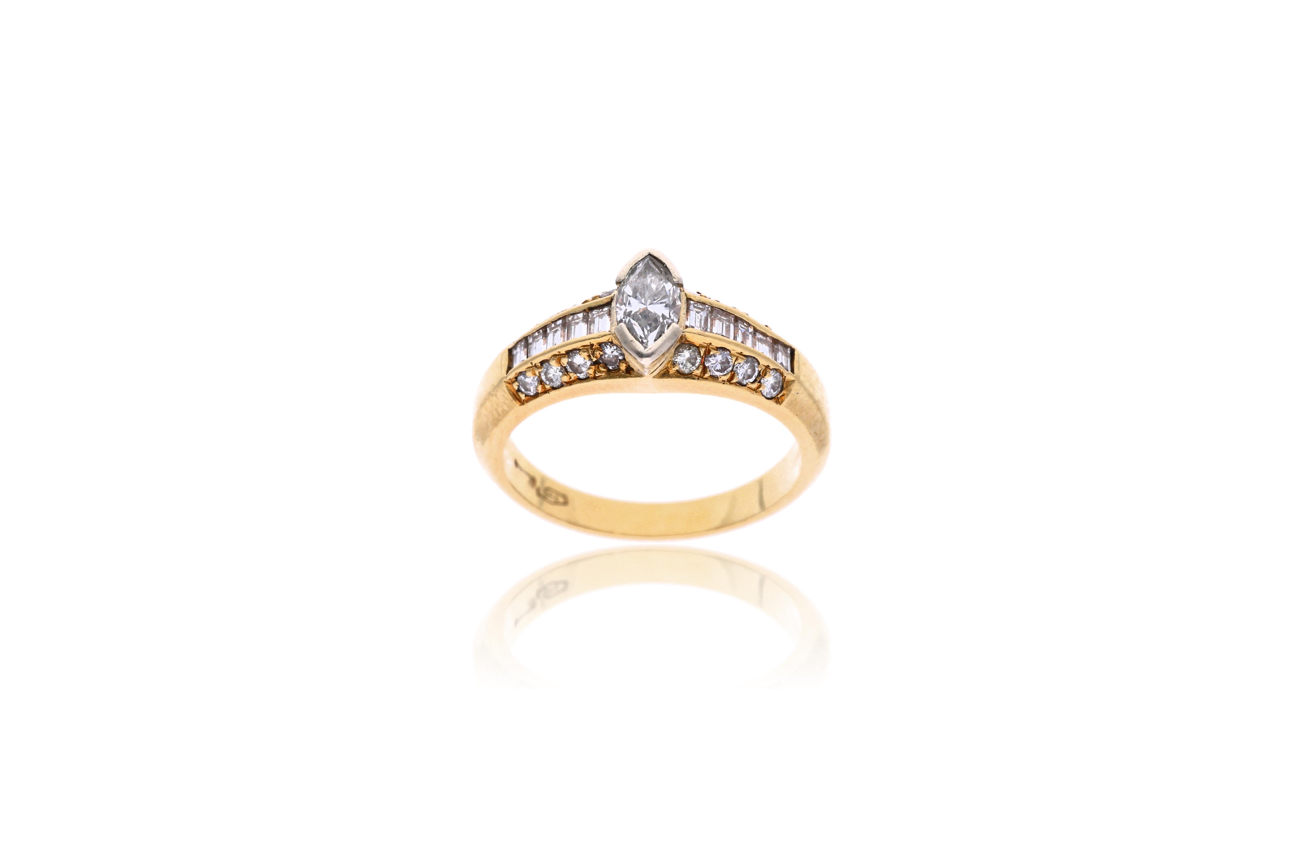 Anello con diamanti - Asta Tesoro