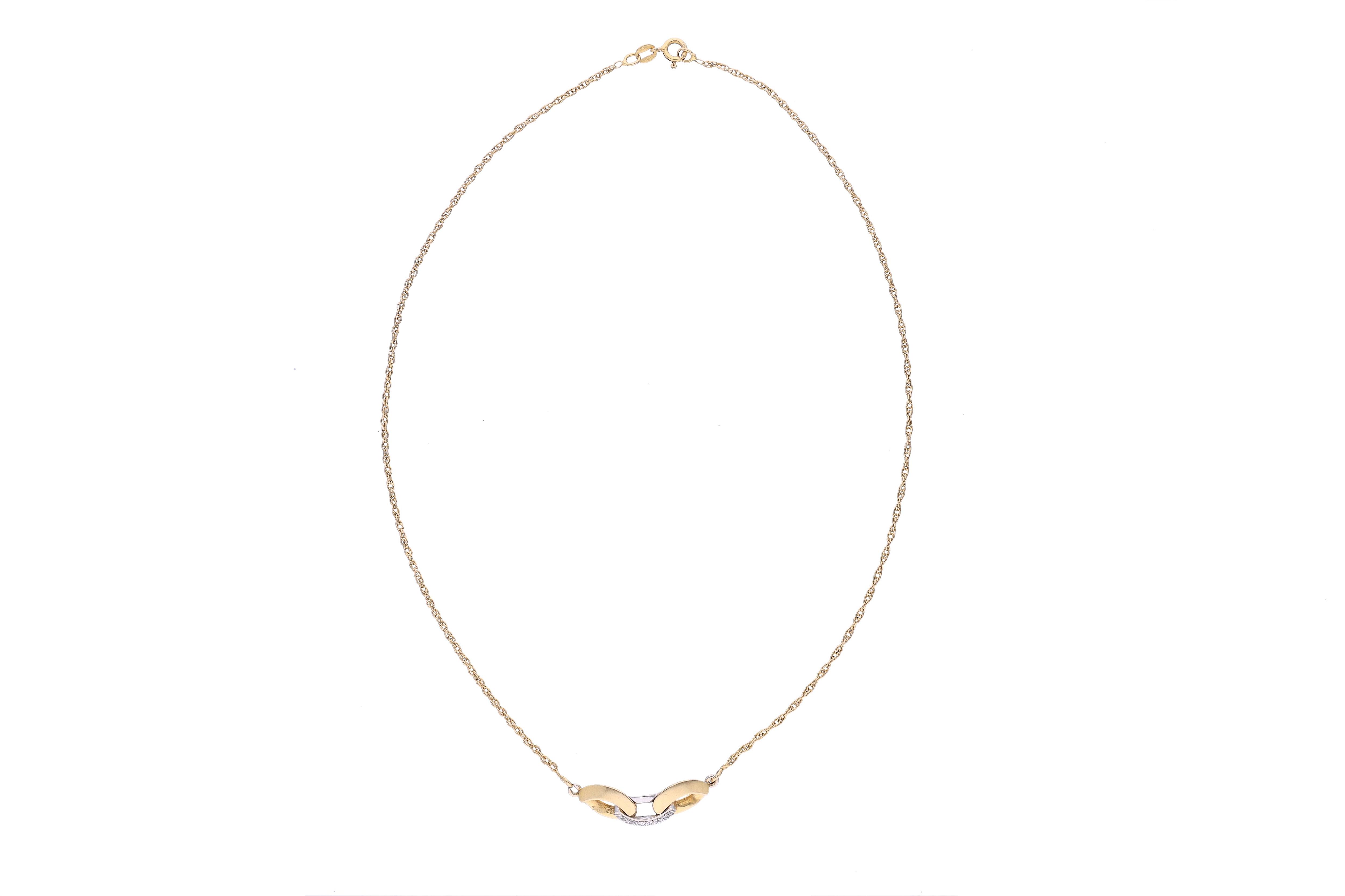 Collana con diamanti - Asta Tesoro