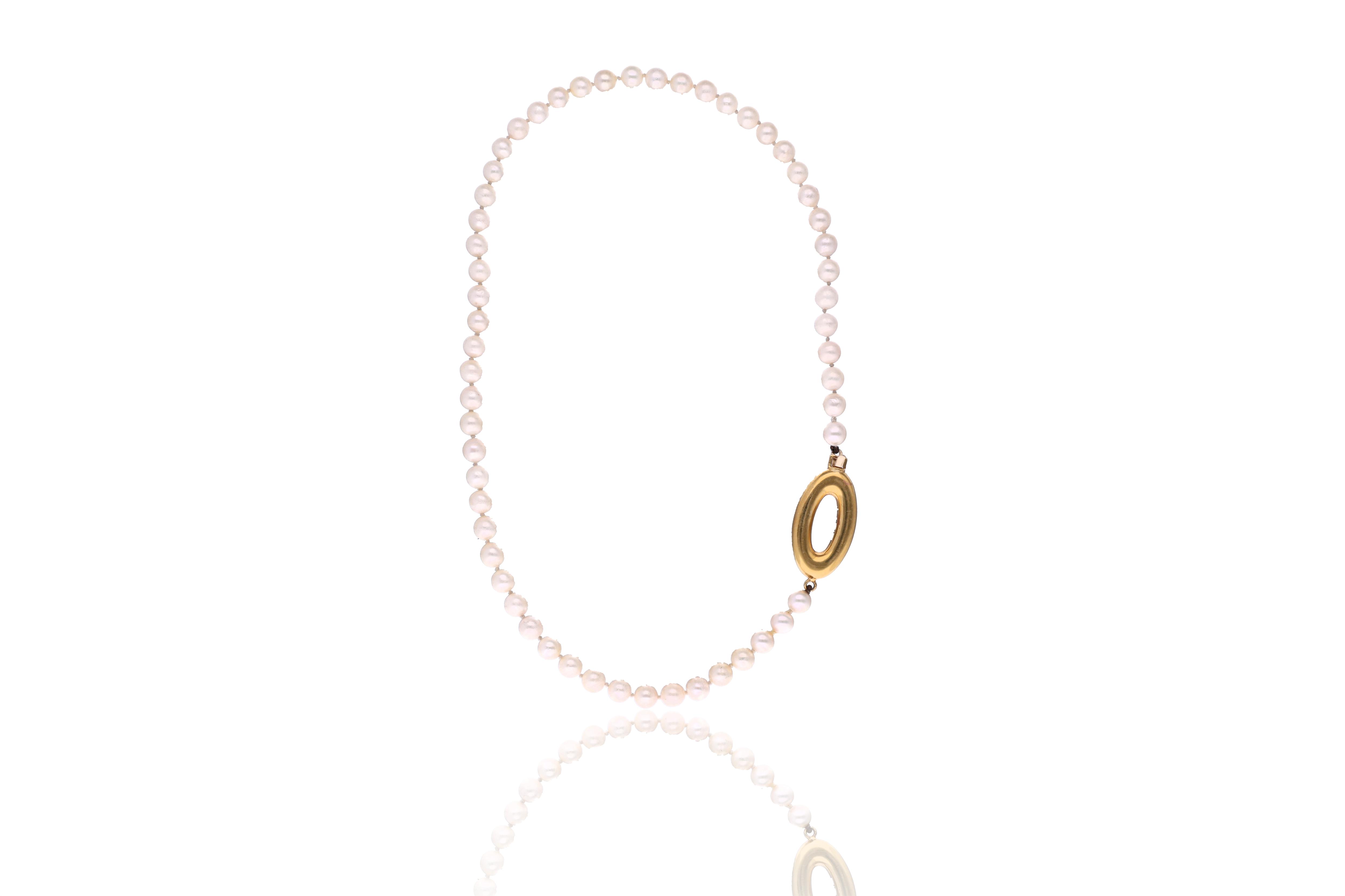 Collana di perle coltivate - Asta Tesoro