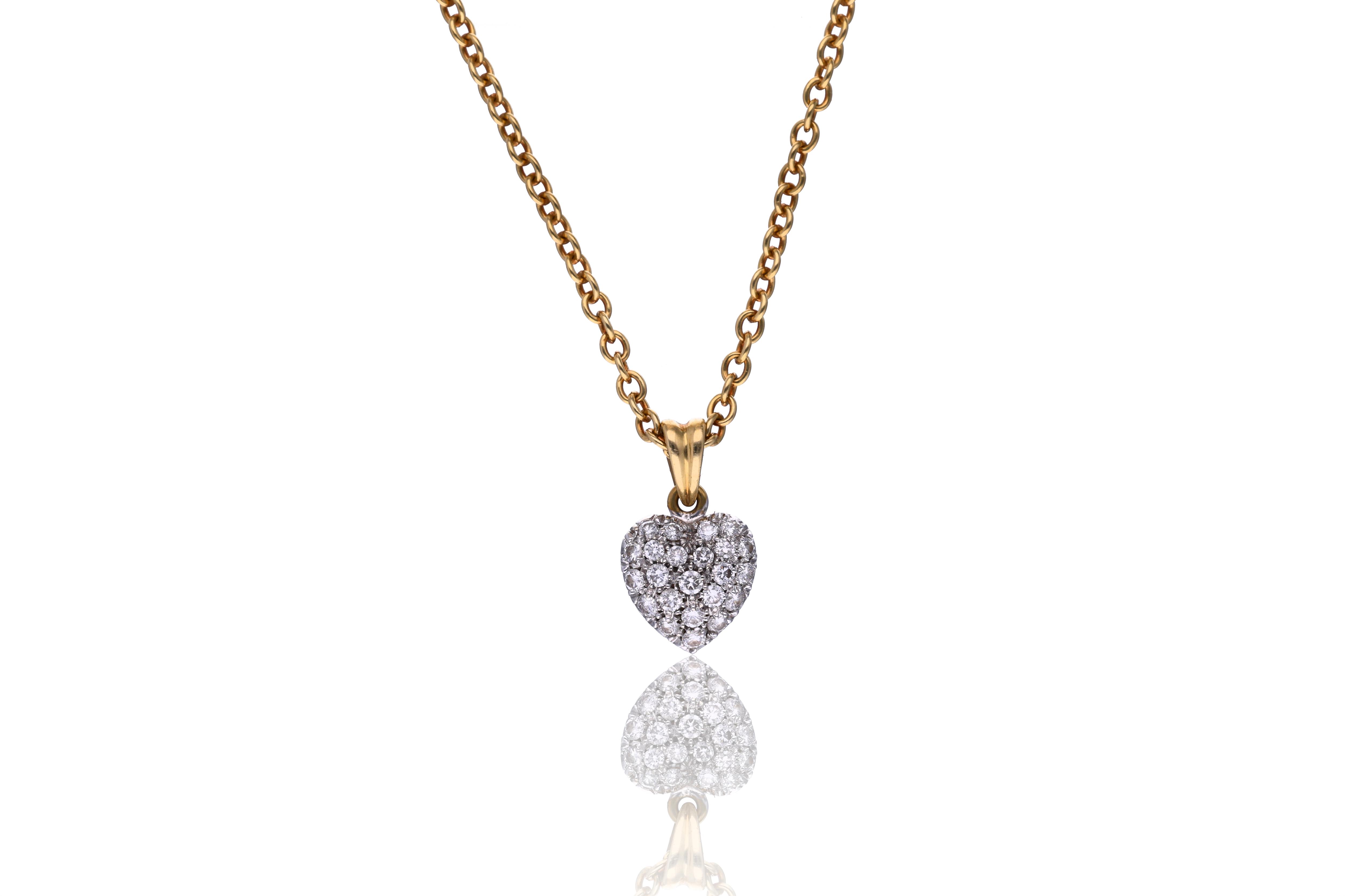 Collana e ciondolo con diamanti - Asta Tesoro