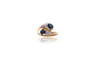 Anello con diamanti e zaffiri - Asta Preziosi Anello con diamanti e zaffiri - Asta Preziosi