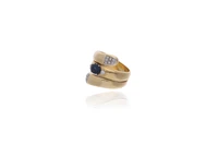 Anello con diamanti e zaffiro - Asta Preziosi Anello con diamanti e zaffiro - Asta Preziosi