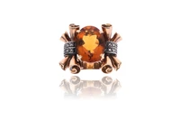 Anello con quarzo e diamanti - Asta Preziosi Anello con quarzo e diamanti - Asta Preziosi