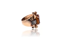 Anello con quarzo e diamanti - Asta Preziosi Anello con quarzo e diamanti - Asta Preziosi