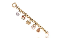 Bracciale con ciondoli - Asta Preziosi Bracciale con ciondoli - Asta Preziosi