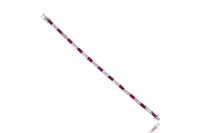 Bracciale con diamanti e rubini - Asta Preziosi Bracciale con diamanti e rubini - Asta Preziosi