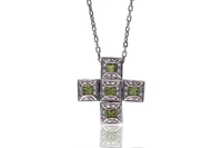 Collana e ciondolo con diamanti e pietre - Asta Preziosi Collana e ciondolo con diamanti e pietre - Asta Preziosi