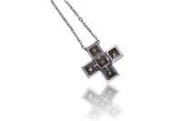 Collana e ciondolo con diamanti e pietre - Asta Preziosi Collana e ciondolo con diamanti e pietre - Asta Preziosi