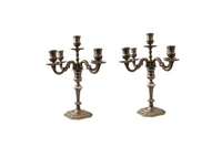 Coppia di candelabri in argento - Asta Preziosi Coppia di candelabri in argento - Asta Preziosi