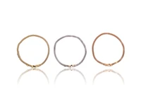 Tre bracciali in oro - Asta Preziosi