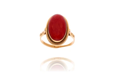 Anello con corallo - Asta Preziosi