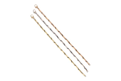 Chimento, tre bracciali in oro - Asta Preziosi