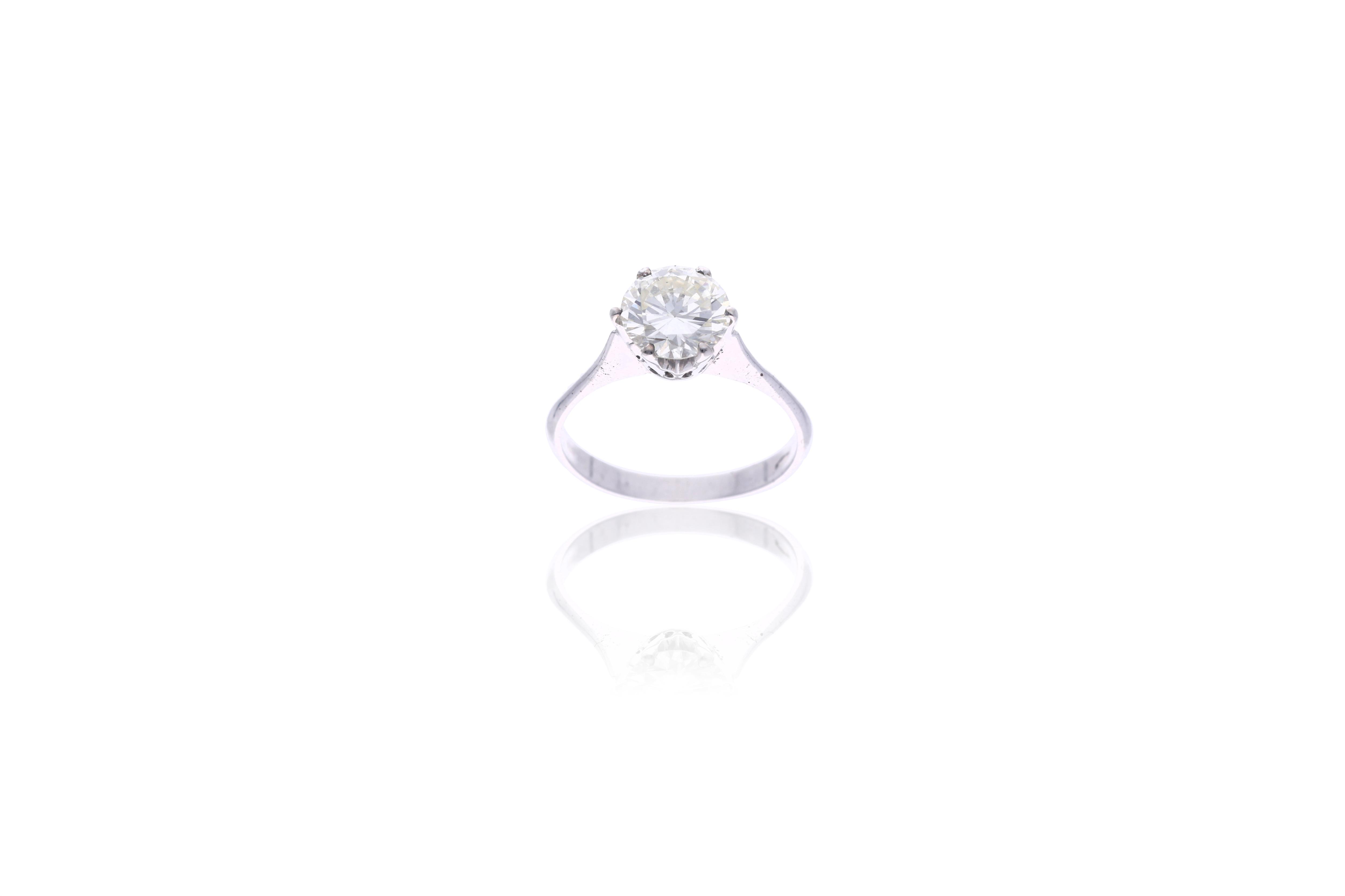 Anello con diamante - Asta Preziosi