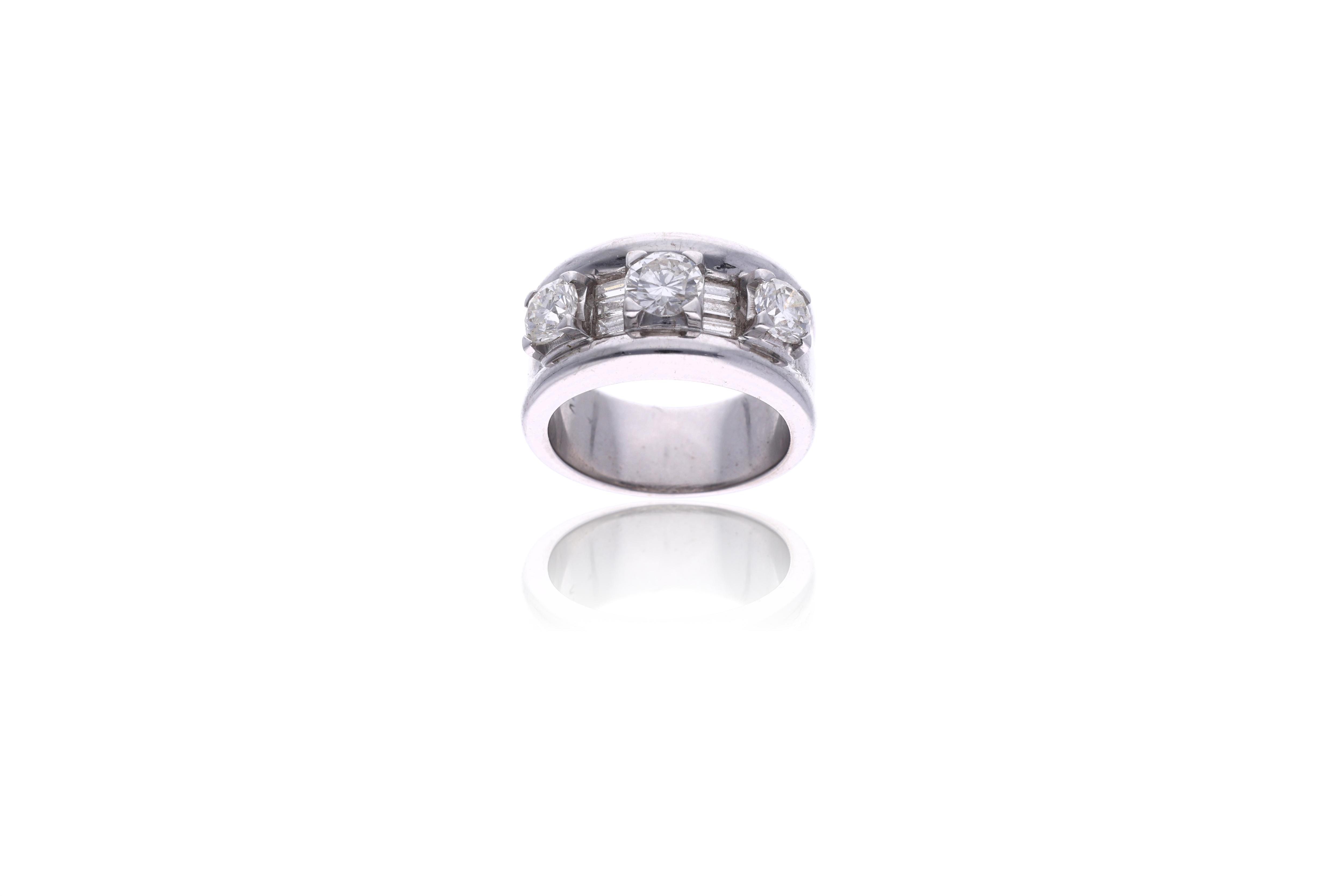 Anello con diamanti - Asta Preziosi