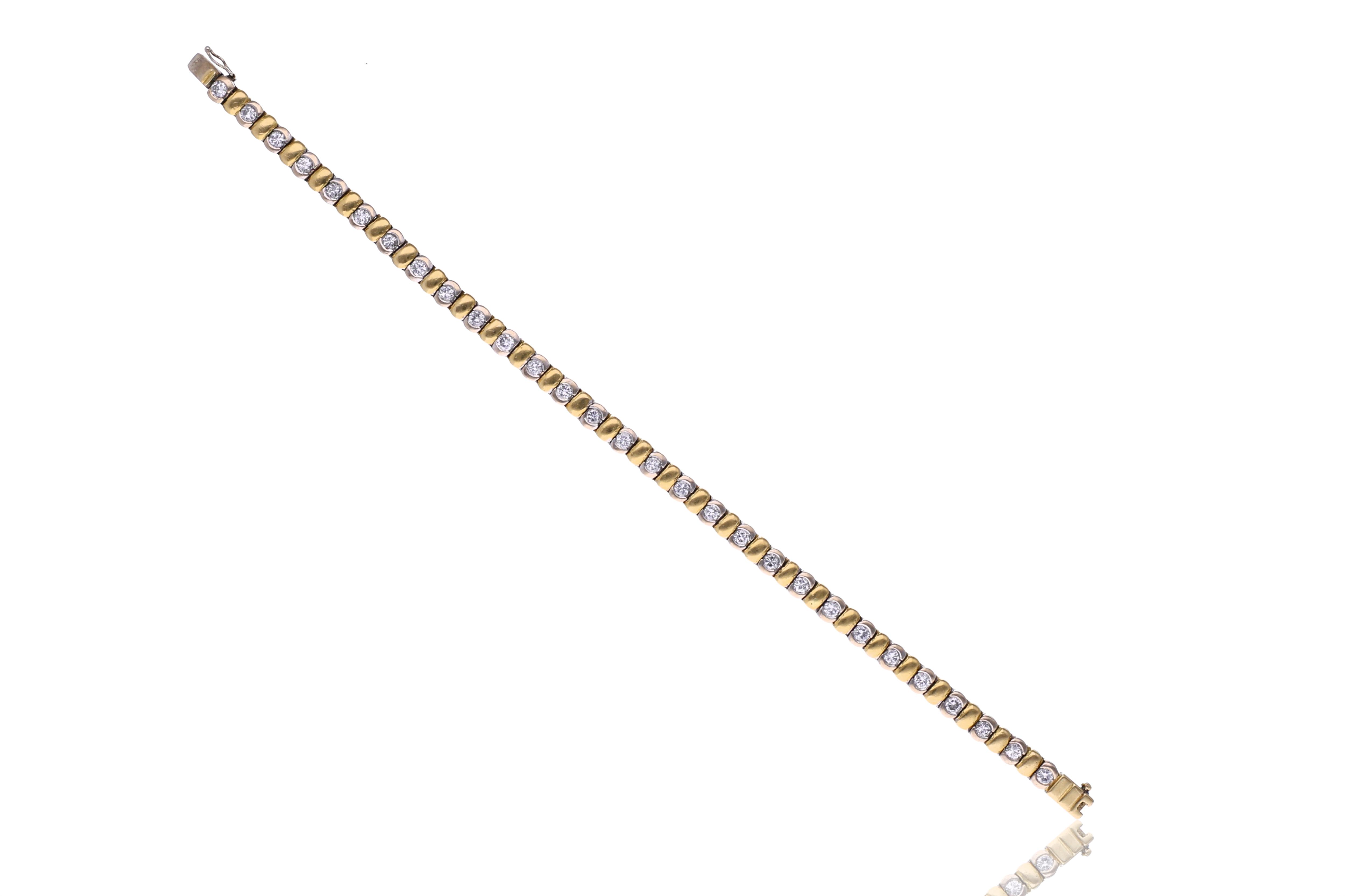 Bracciale tennis con diamanti - Asta Preziosi
