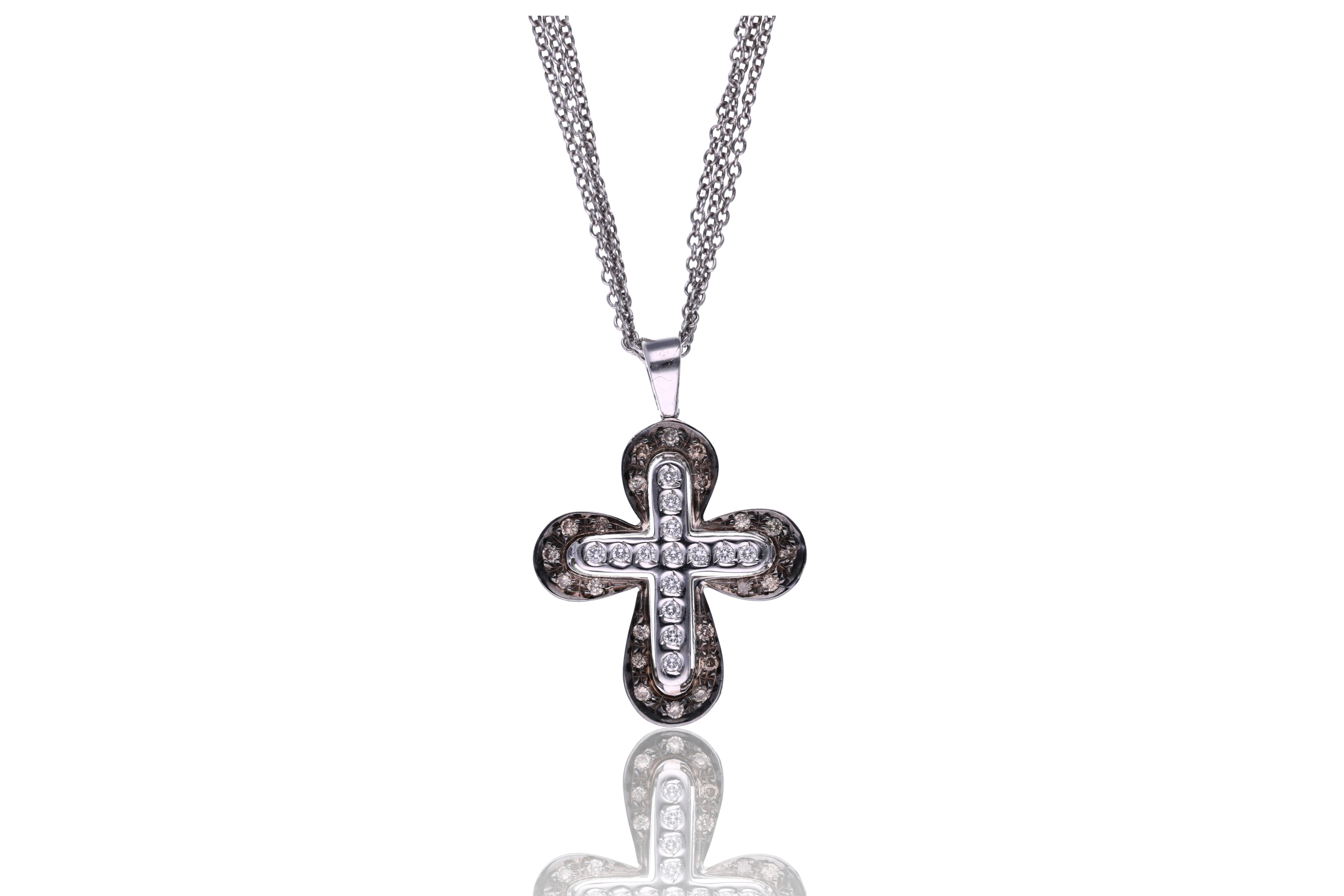 Recarlo, collana e ciondolo con diamanti - Asta Preziosi