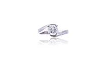 Anello con diamante - Asta Preziosi