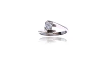Anello con diamante - Asta Preziosi