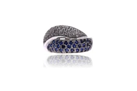 Anello con diamanti e pietre - Asta Preziosi