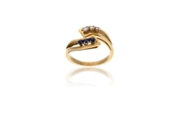 Anello, con diamanti e pietre, in oro 750 - Asta Preziosi Anello, con diamanti e pietre, in oro 750 - Asta Preziosi