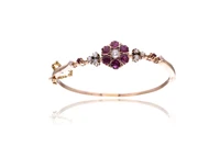 Bracciale con diamanti e rubini - Asta Preziosi Bracciale con diamanti e rubini - Asta Preziosi