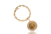Bracciale e ciondolo in oro - Asta Preziosi Bracciale e ciondolo in oro - Asta Preziosi
