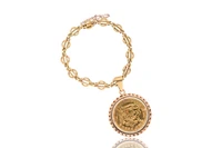 Bracciale e ciondolo in oro - Asta Preziosi Bracciale e ciondolo in oro - Asta Preziosi