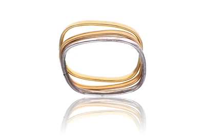 Tre bracciali rigidi - Asta Preziosi