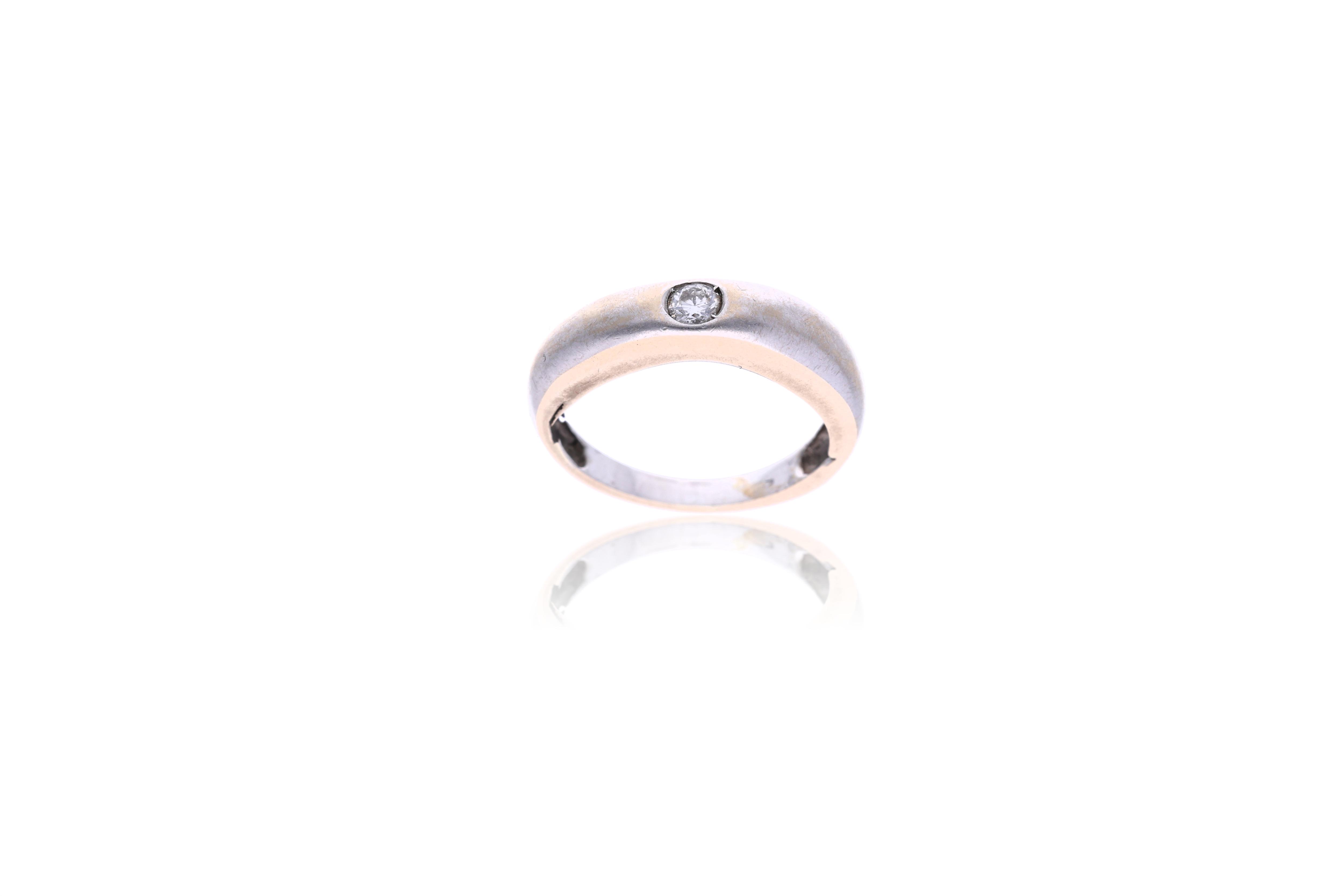 Anello con diamante - Asta Preziosi