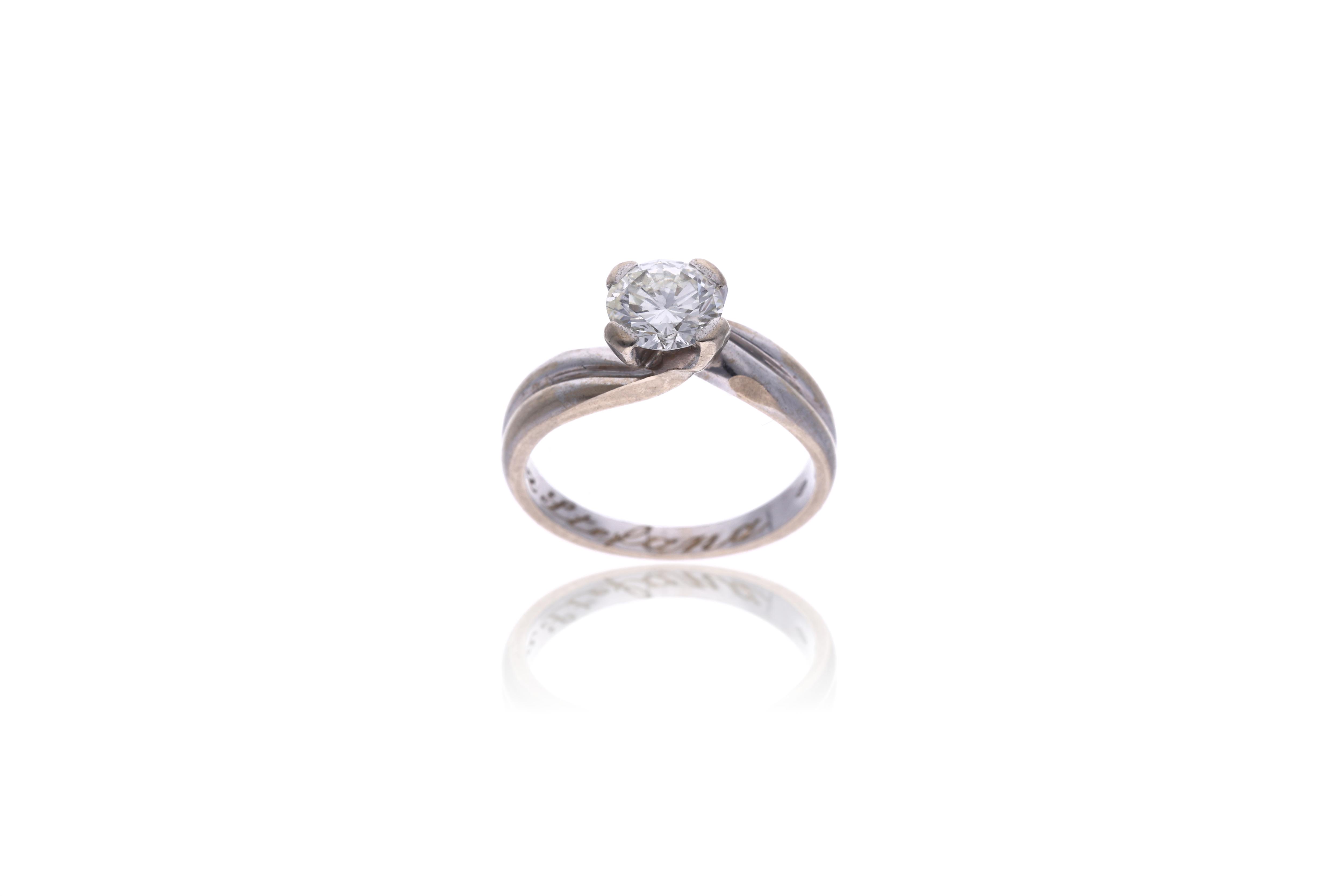 Anello con diamante - Asta Preziosi