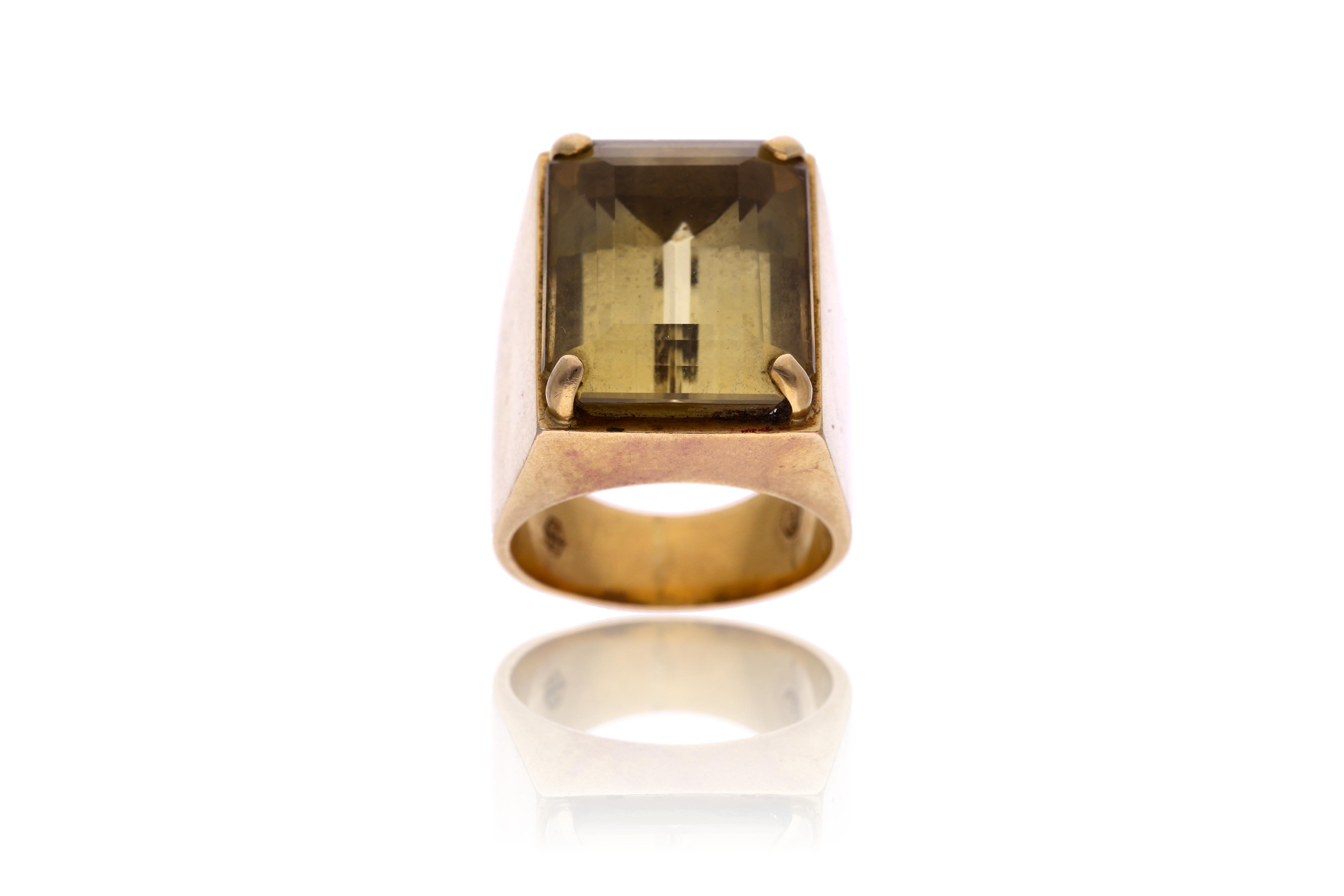 Anello con quarzo - Asta Preziosi
