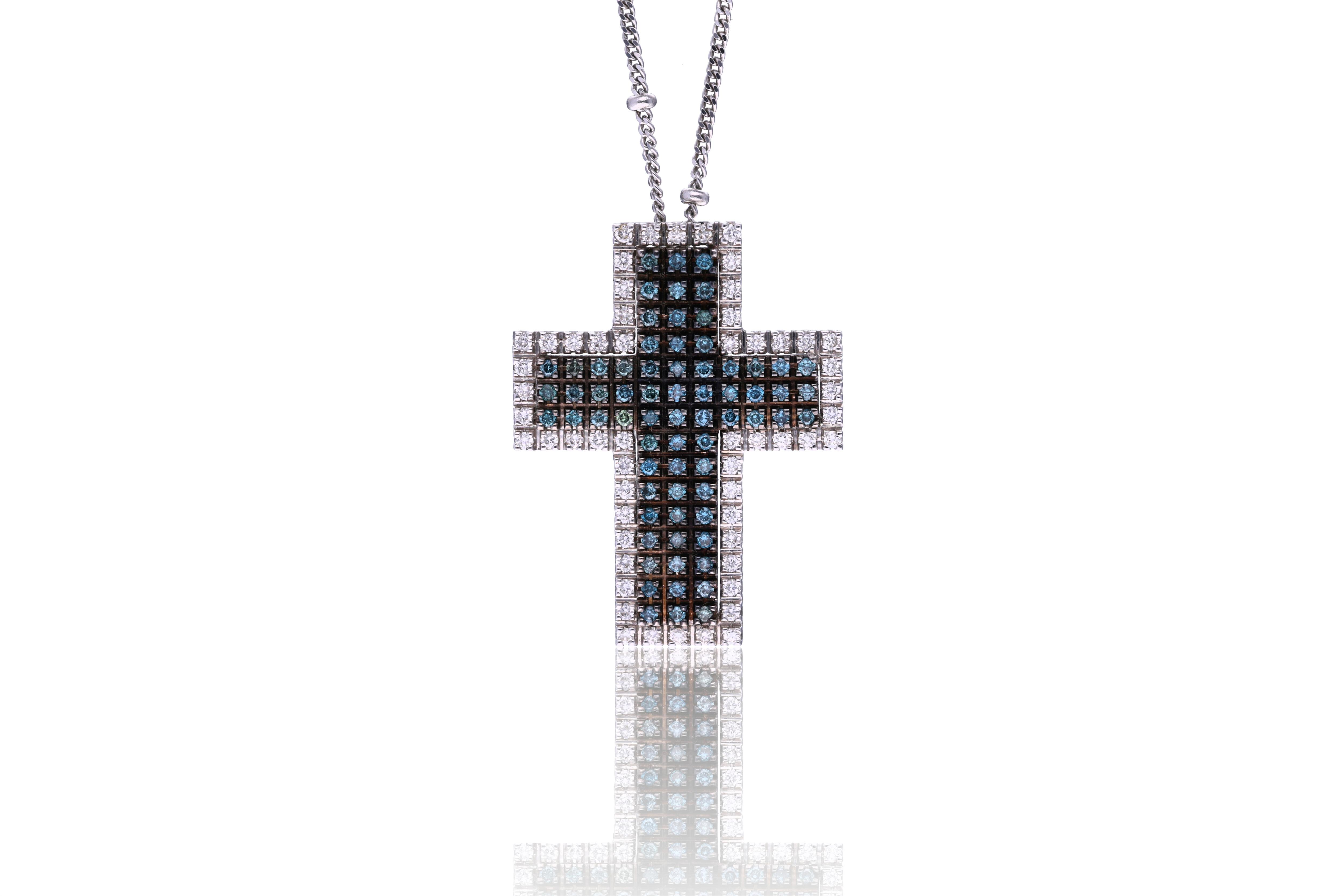 Collana e ciondolo con diamanti - Asta Preziosi