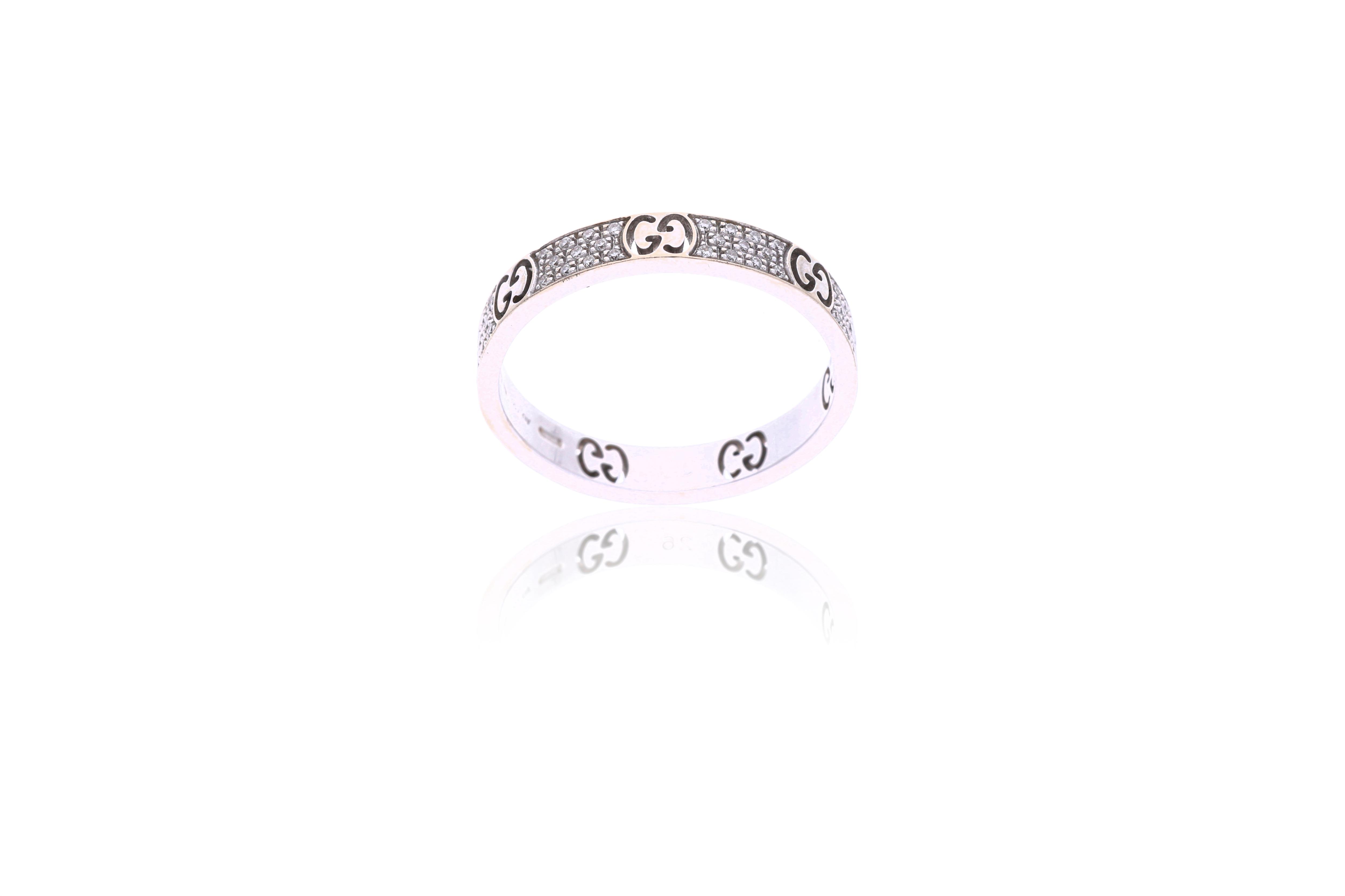 Gucci, Icon Sturdust, anello con diamanti - Asta Preziosi