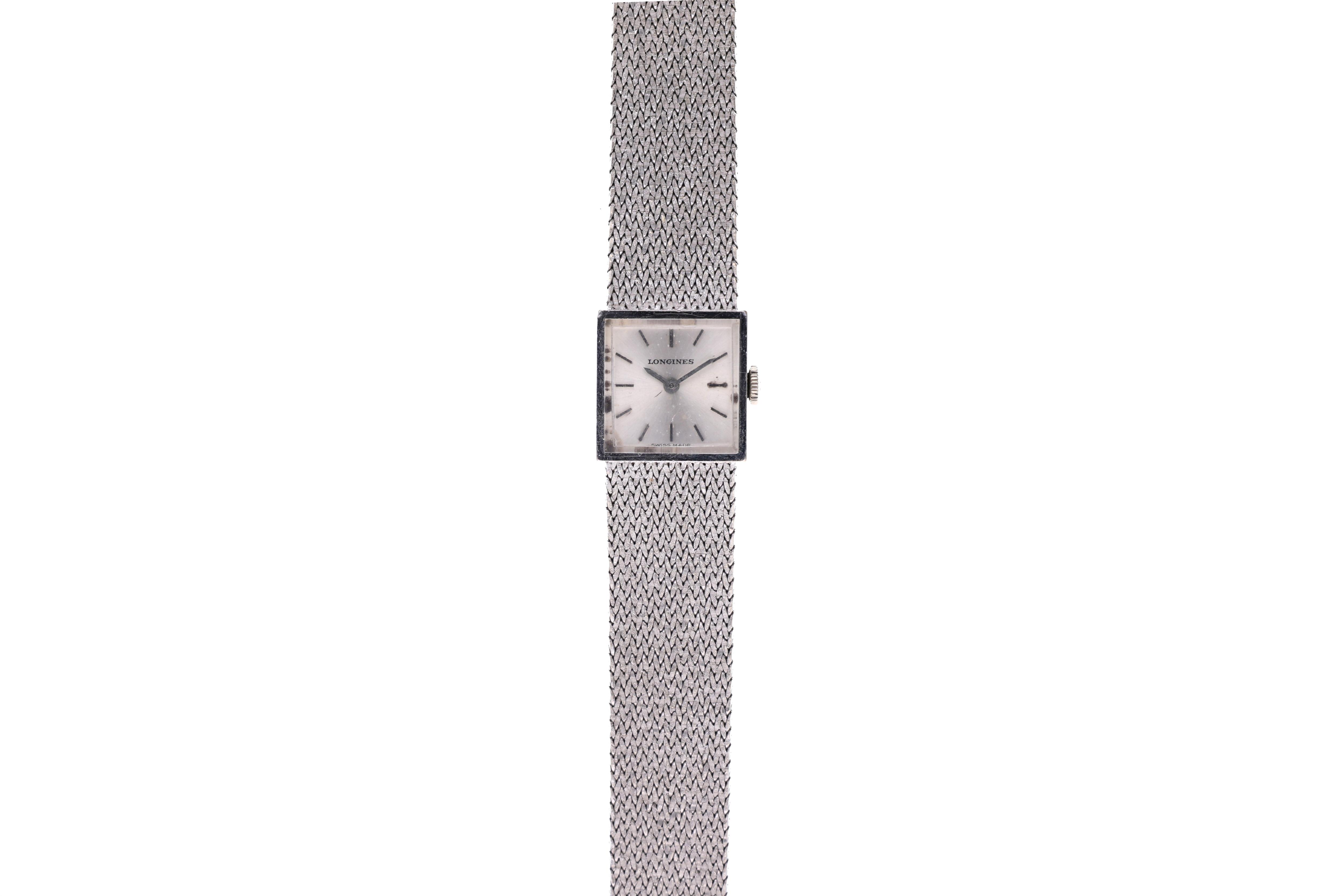 Longines, orologio in oro bianco - Asta Preziosi