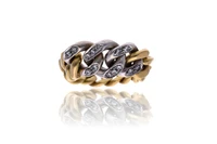 Anello a maglia morbida con diamanti - Asta Preziosi Anello a maglia morbida con diamanti - Asta Preziosi