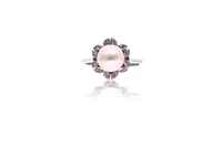 Anello con diamanti e perla - Asta Preziosi Anello con diamanti e perla - Asta Preziosi