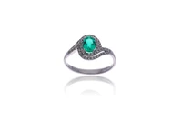 Anello con diamanti e pietra - Asta Preziosi Anello con diamanti e pietra - Asta Preziosi