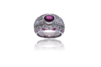 Anello con rubini e diamanti - Asta Preziosi