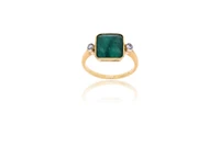 Anello con smeraldo e diamanti - Asta Preziosi Anello con smeraldo e diamanti - Asta Preziosi