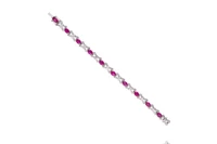 Bracciale con diamanti e rubini - Asta Preziosi Bracciale con diamanti e rubini - Asta Preziosi