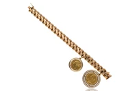 Bracciale con due sterline - Asta Preziosi