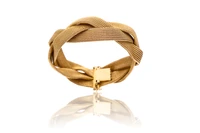 Bracciale con maglie a tessuto intrecciate - Asta Preziosi Bracciale con maglie a tessuto intrecciate - Asta Preziosi