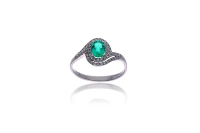 Anello con diamanti e pietra - Asta Preziosi Anello con diamanti e pietra - Asta Preziosi