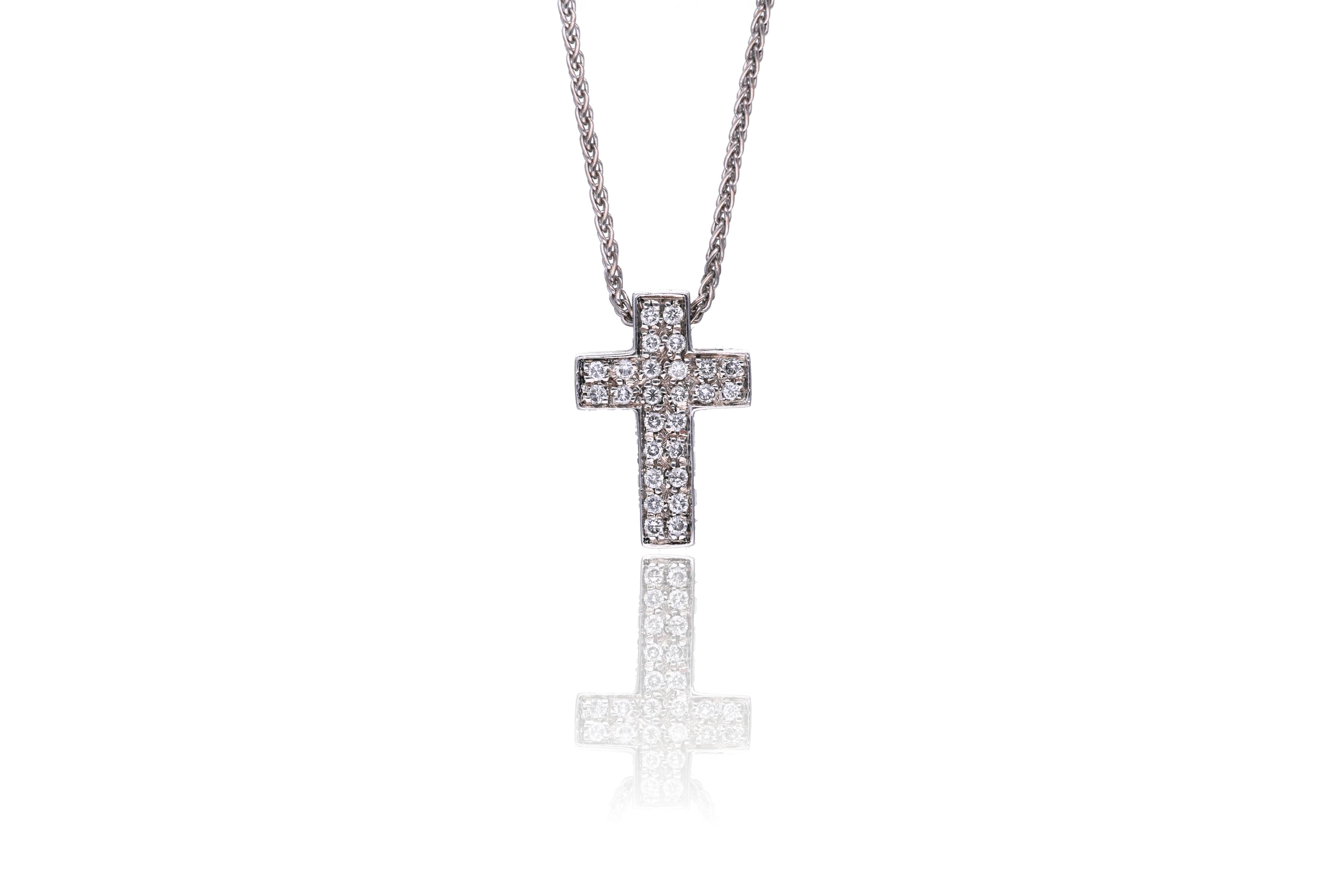 Collana, ciondolo con diamanti - Asta Preziosi