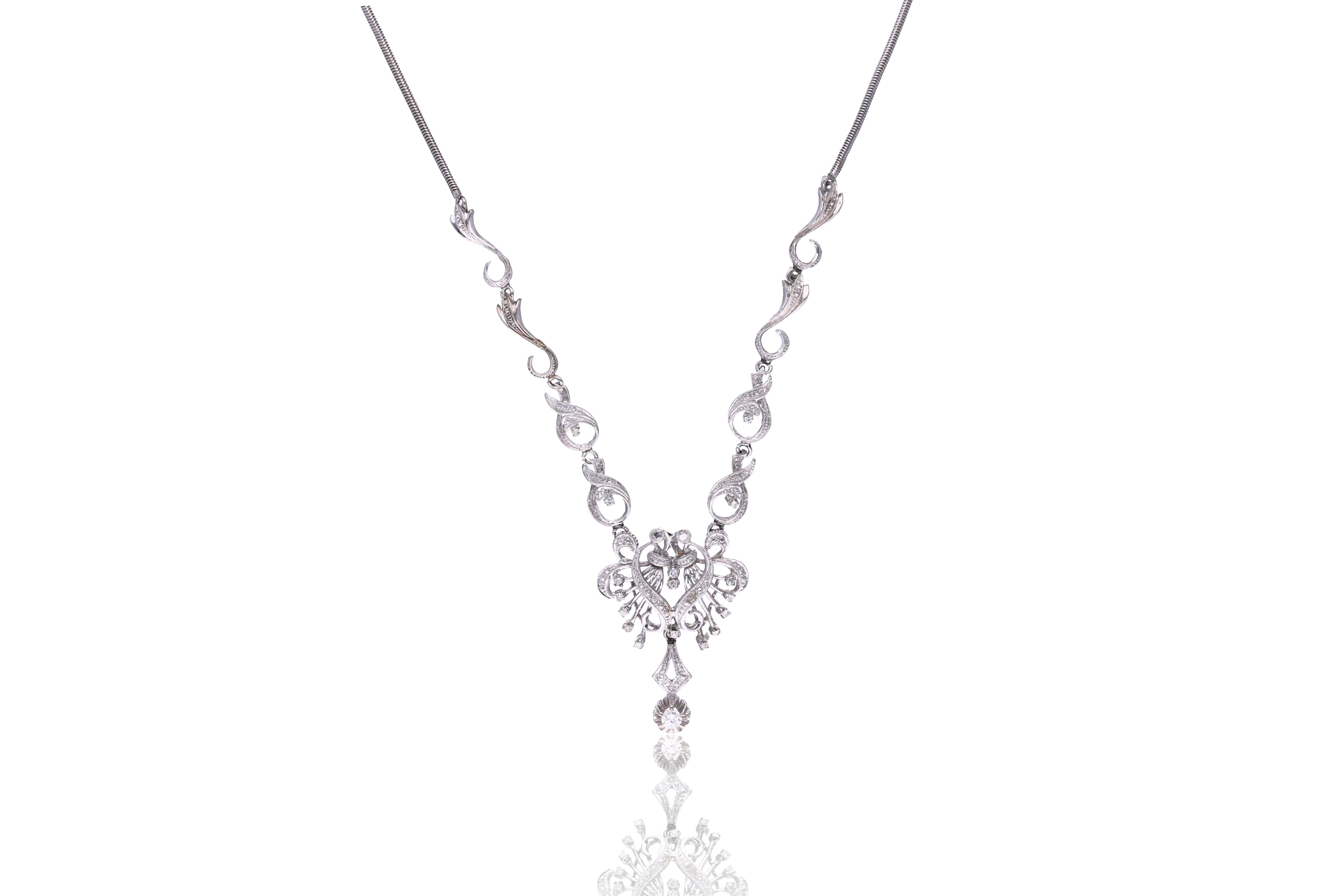 Collana con diamanti - Asta Preziosi