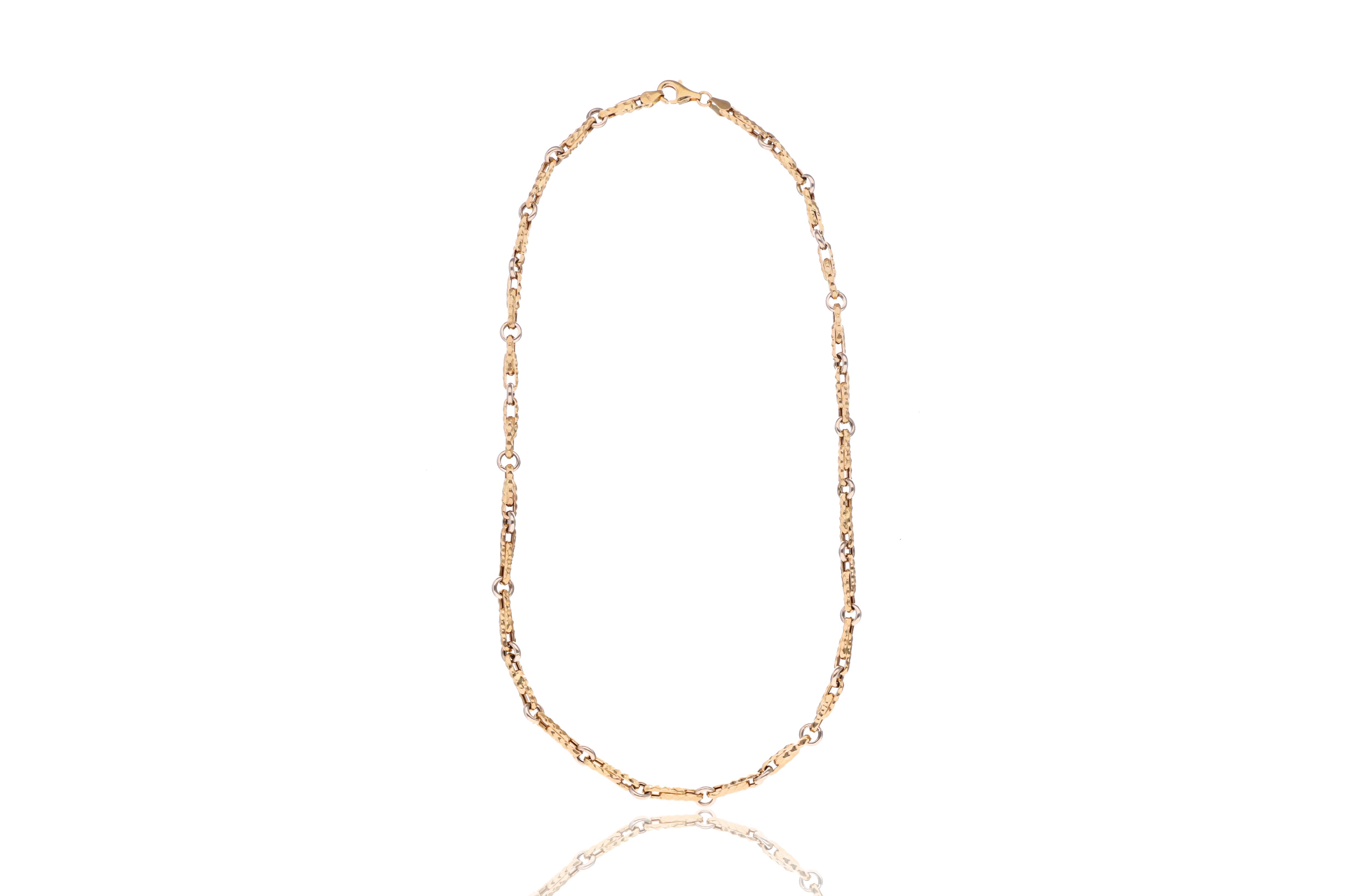 Collana in oro bicolore - Asta Preziosi