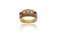 Anello con diamanti e rubini - Asta Preziosi Anello con diamanti e rubini - Asta Preziosi